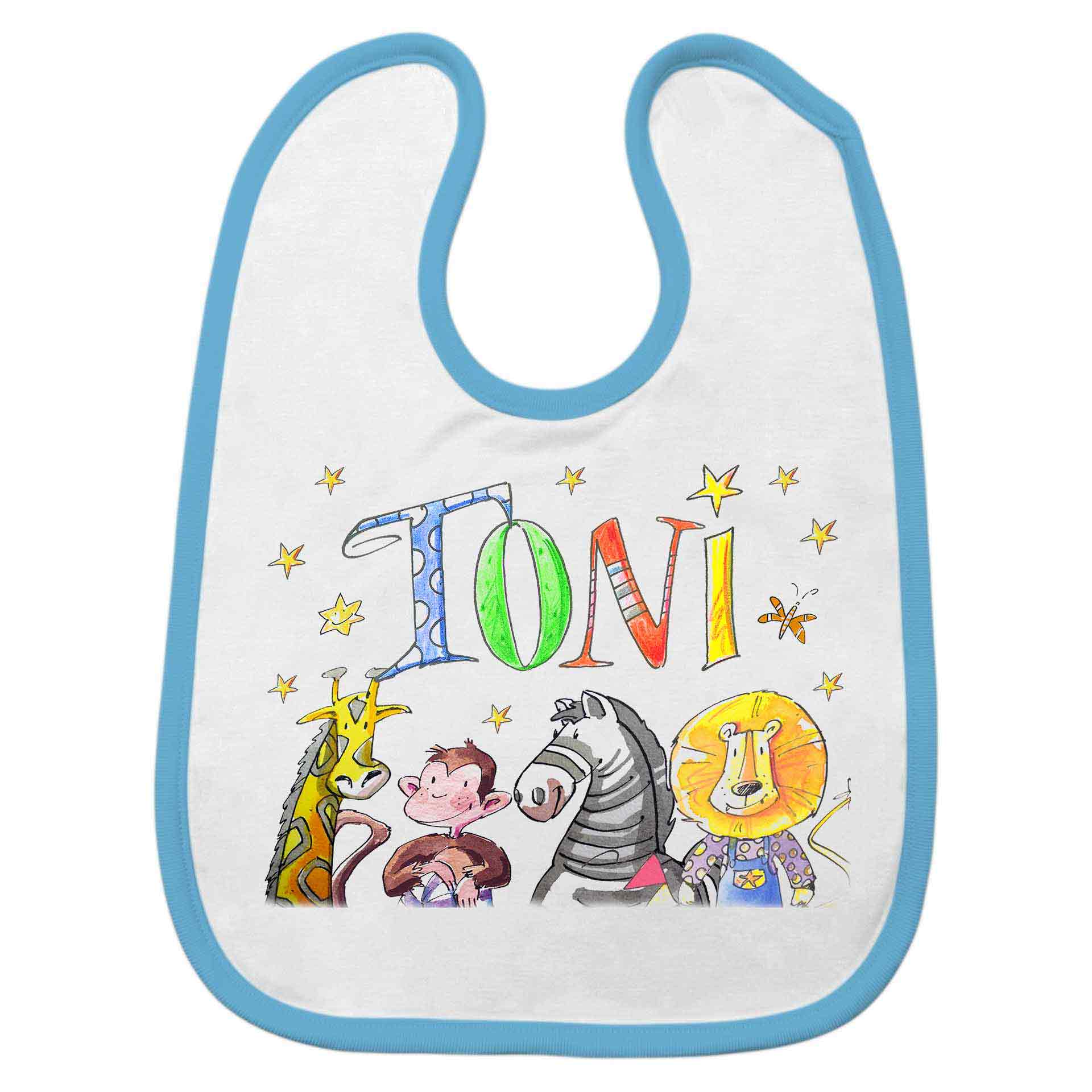 Babylätzchen Zootiere