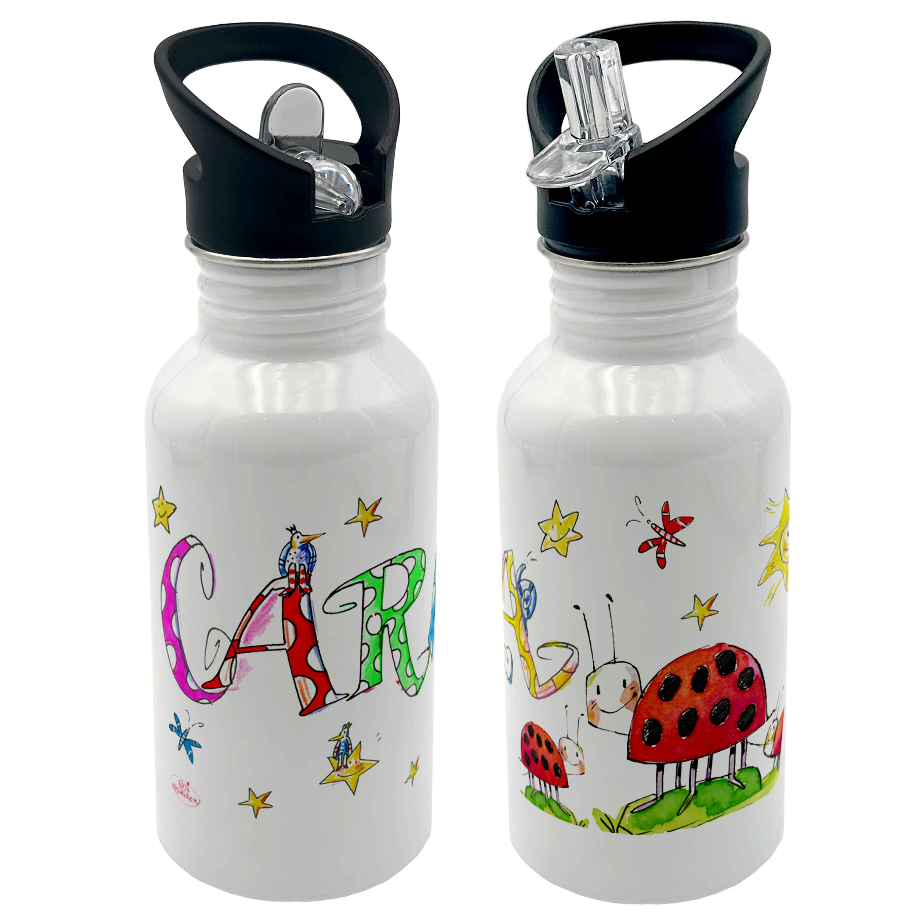 Edelstahl Trinkflasche - Glückskäfer