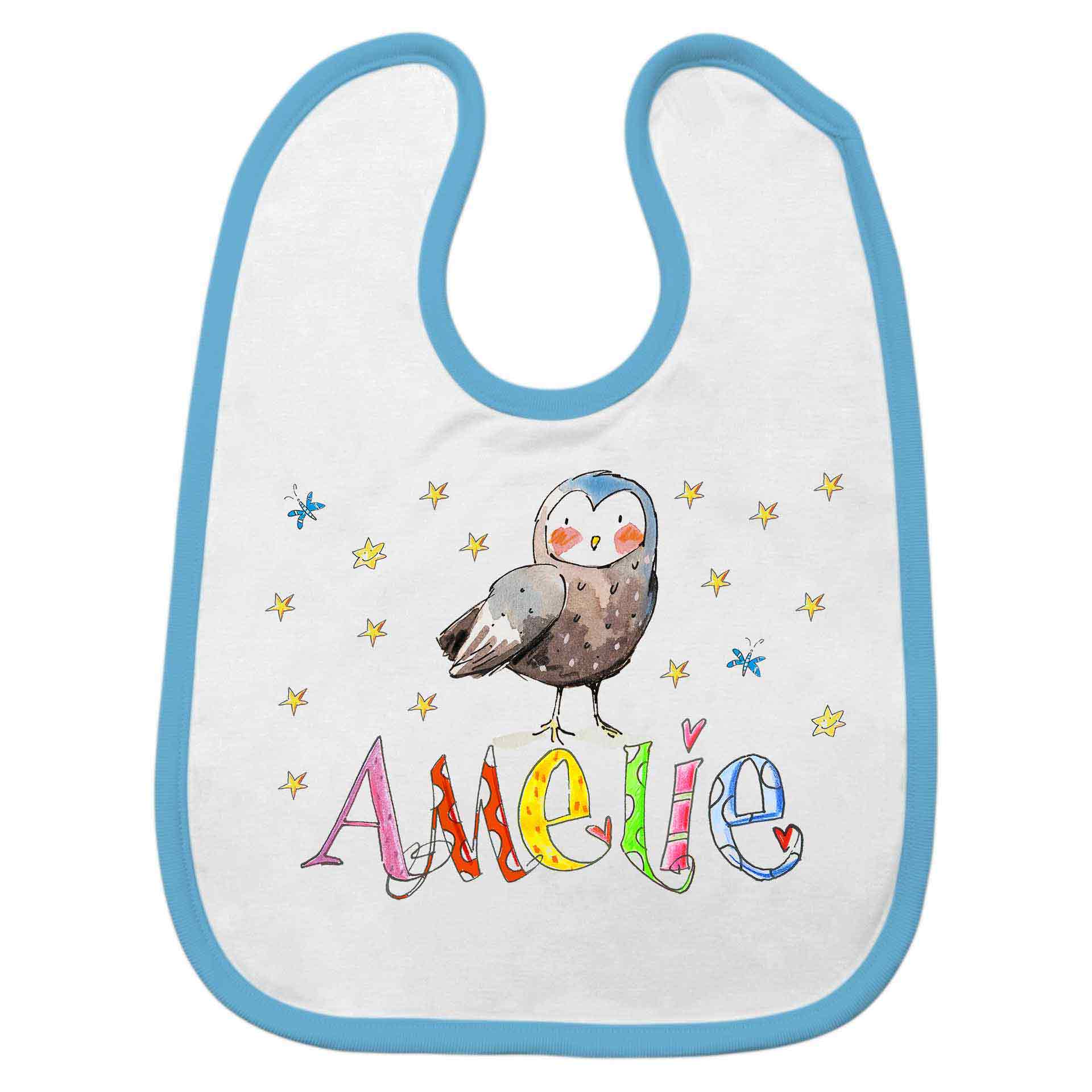 Babylätzchen Eule 2