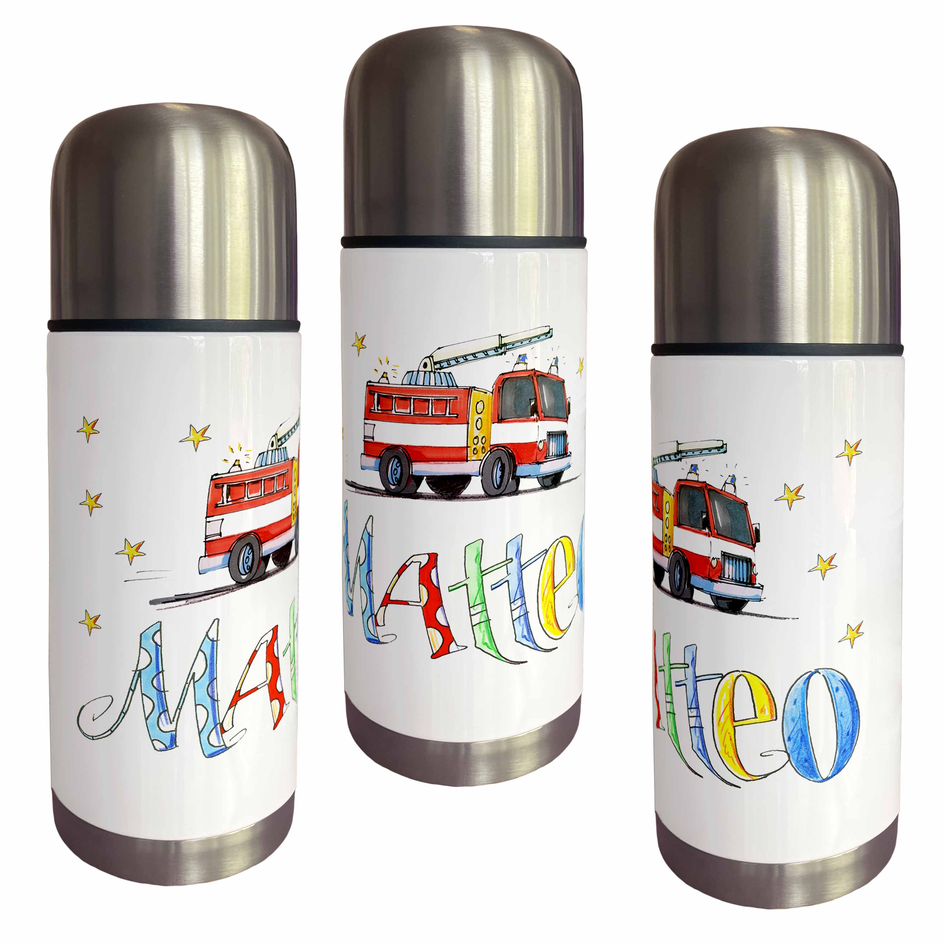 Thermoskanne Feuerwehrauto