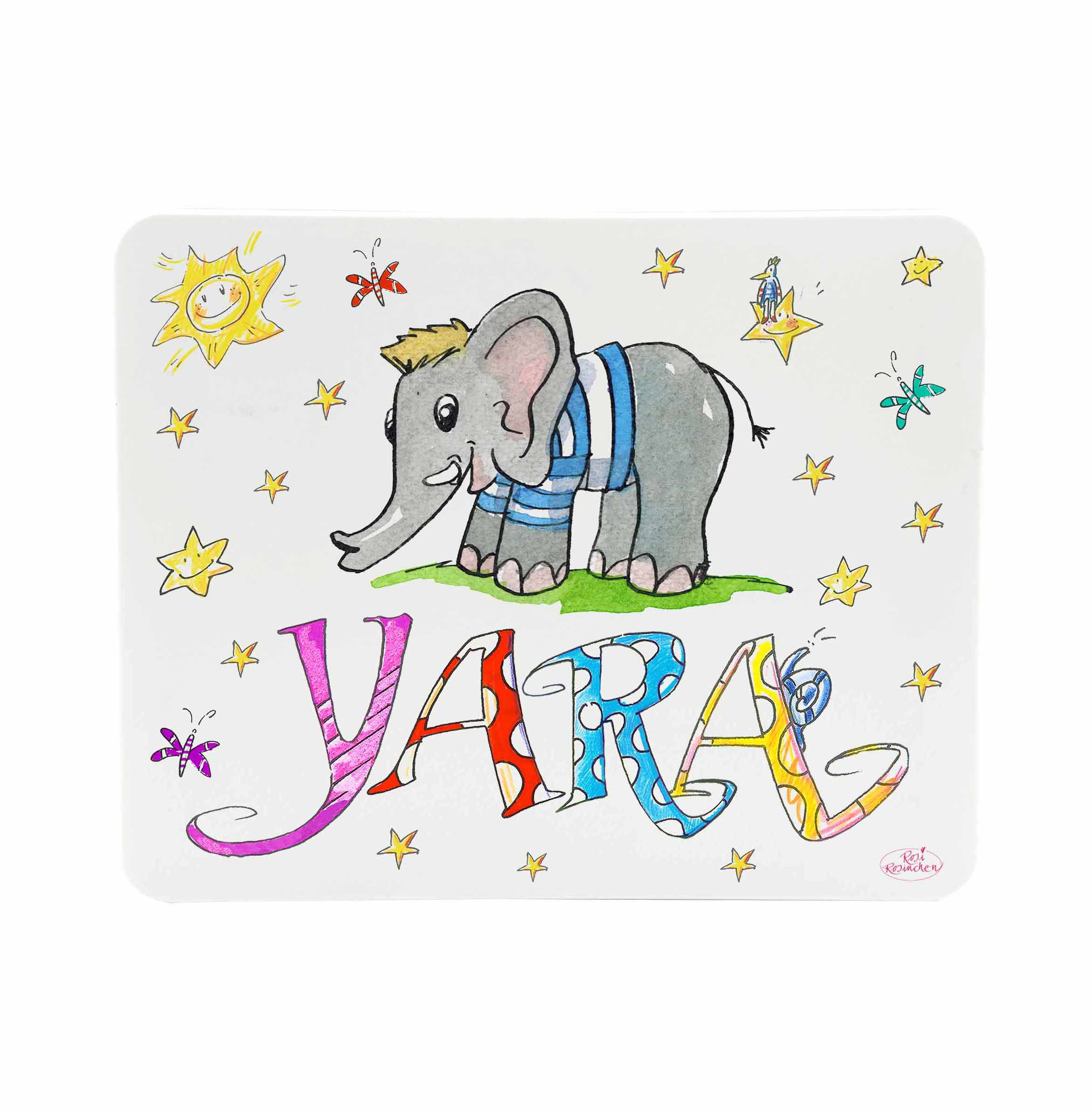 Frühstücksbrettchen Elefant 1