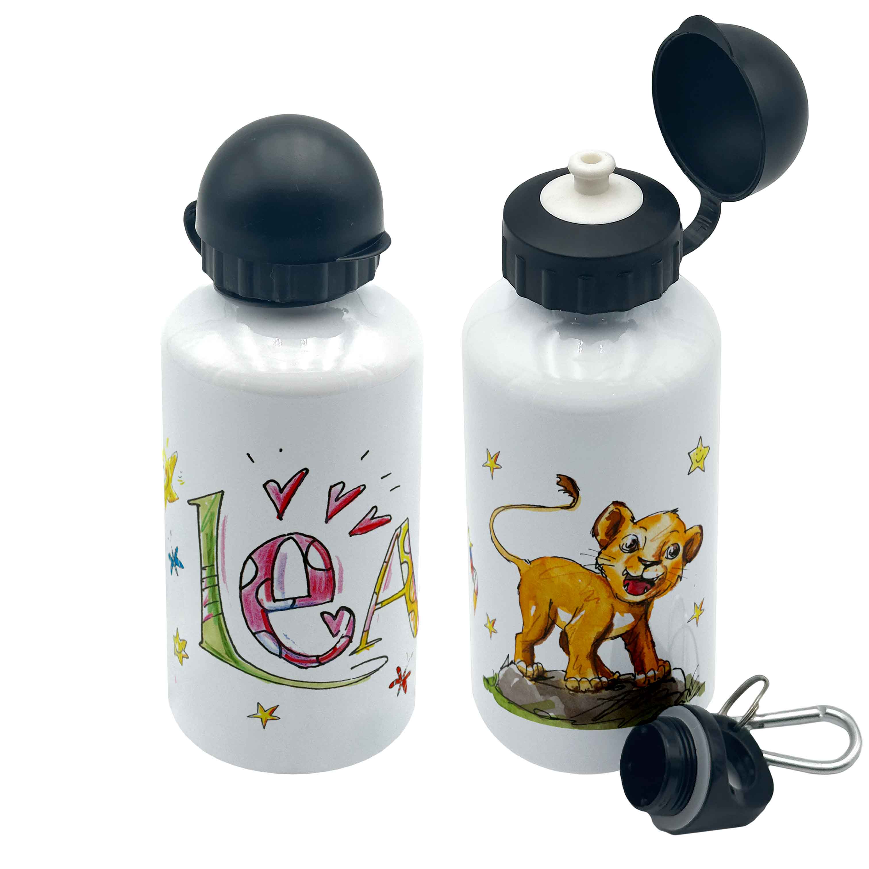 Trinkflasche Löwe Simba, Aluminium