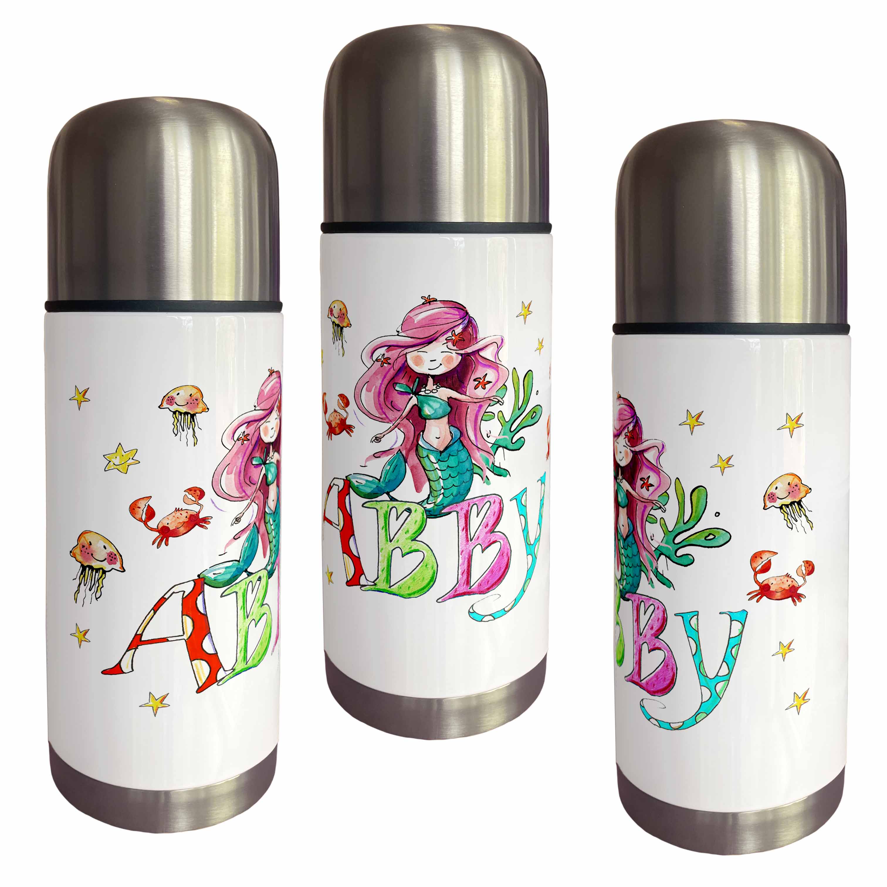 Thermoskanne Meerjungfrau