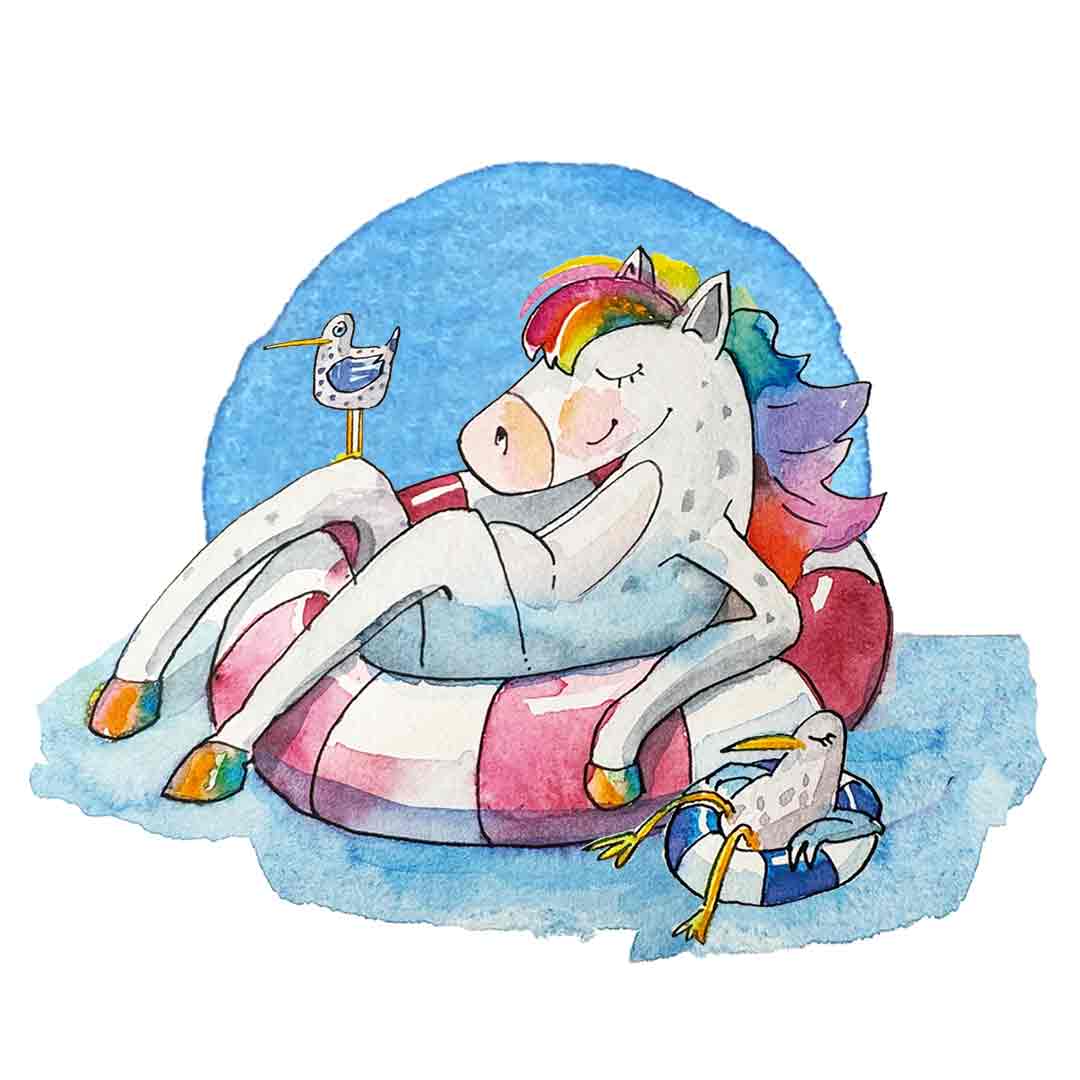 Einhorn Schwimmring