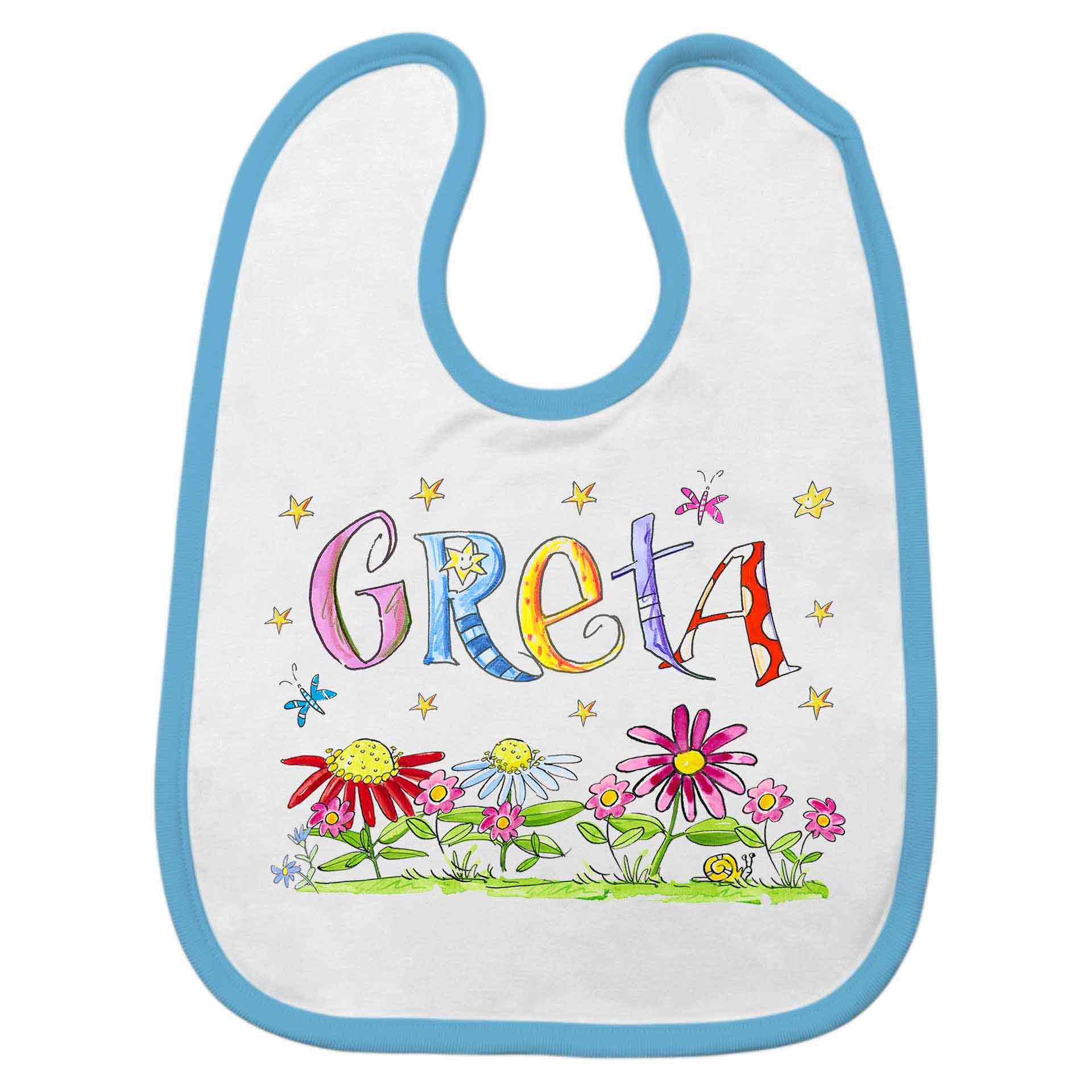 Babylätzchen Blumen