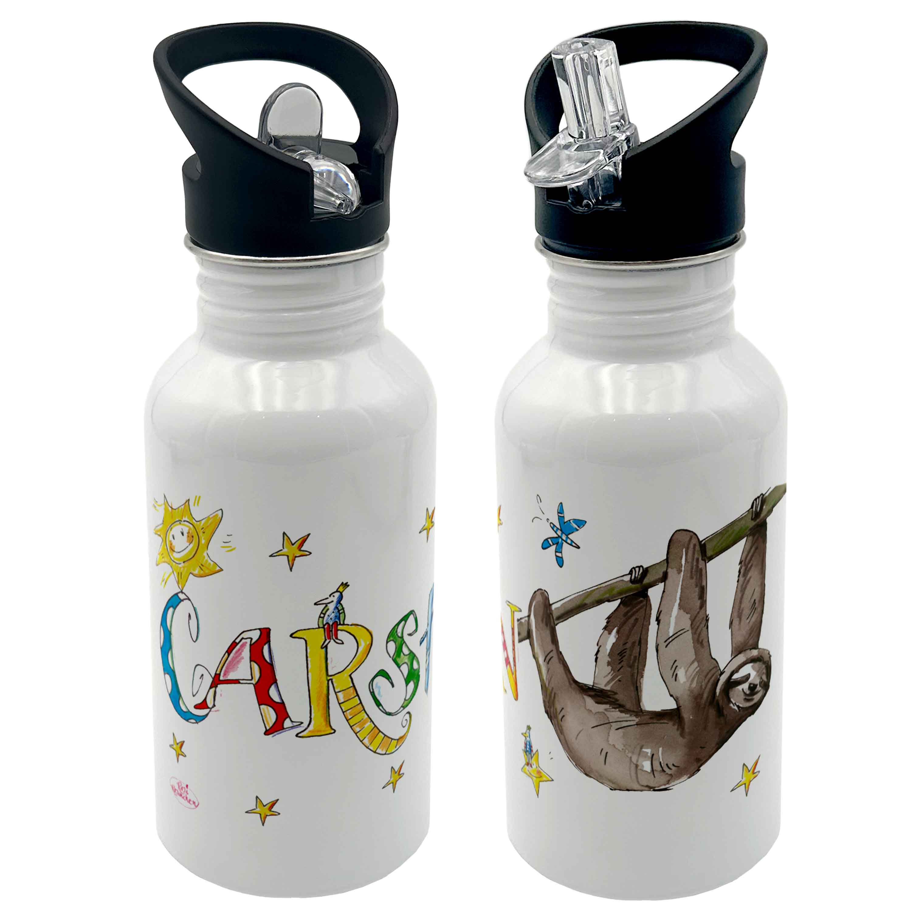 Edelstahl Trinkflasche - Faultier