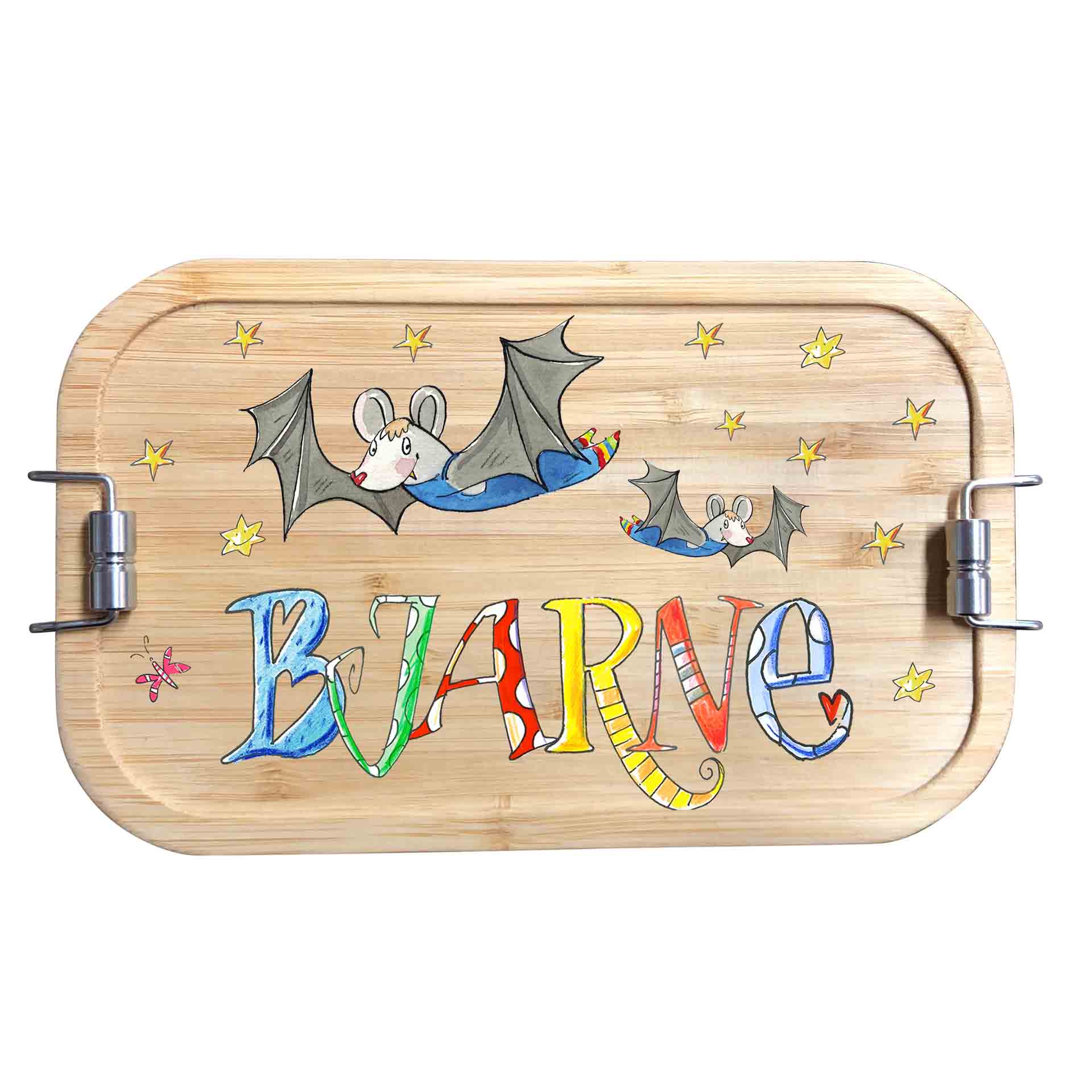 Bambus Brotdose - Fledermaus