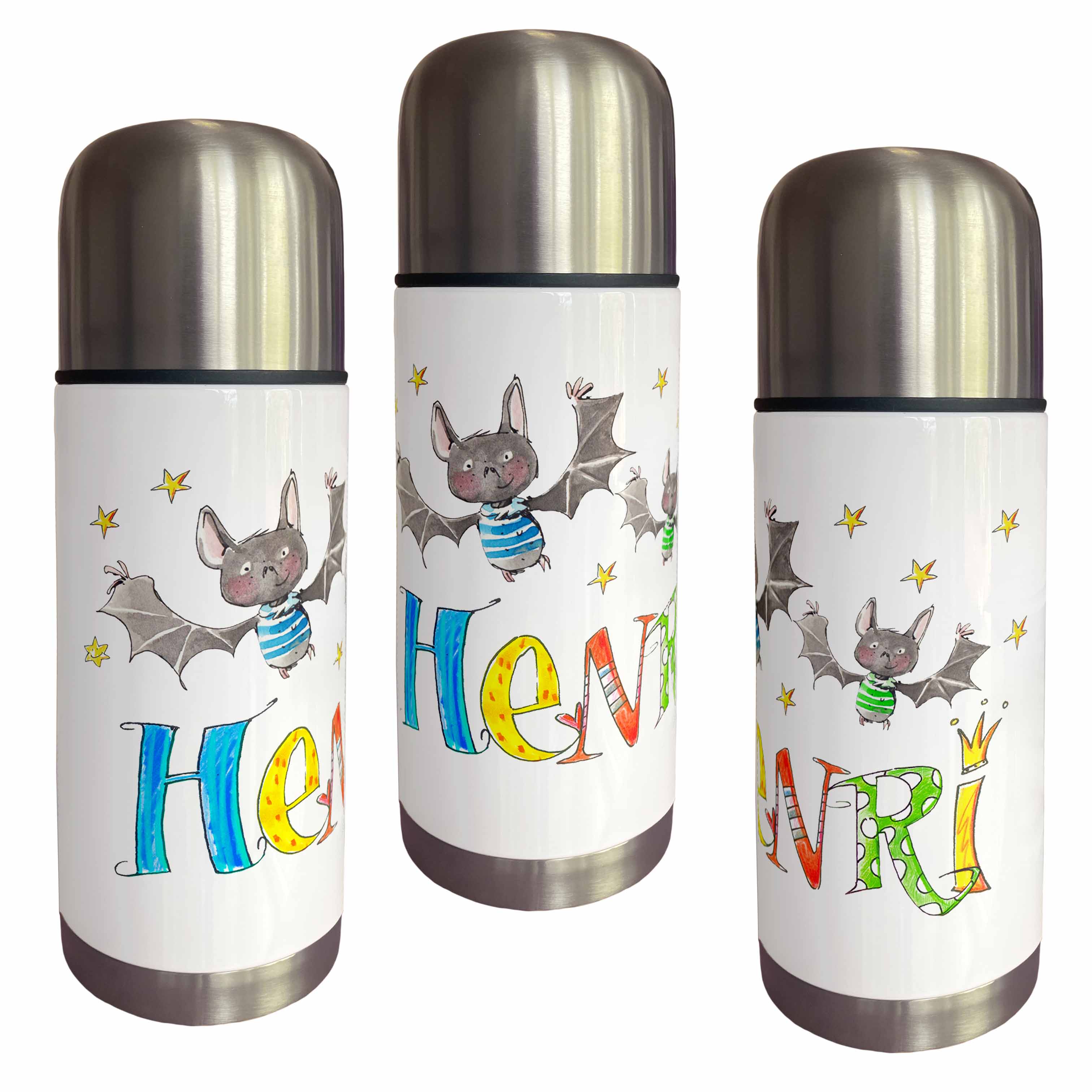 Thermoskanne Fledermaus