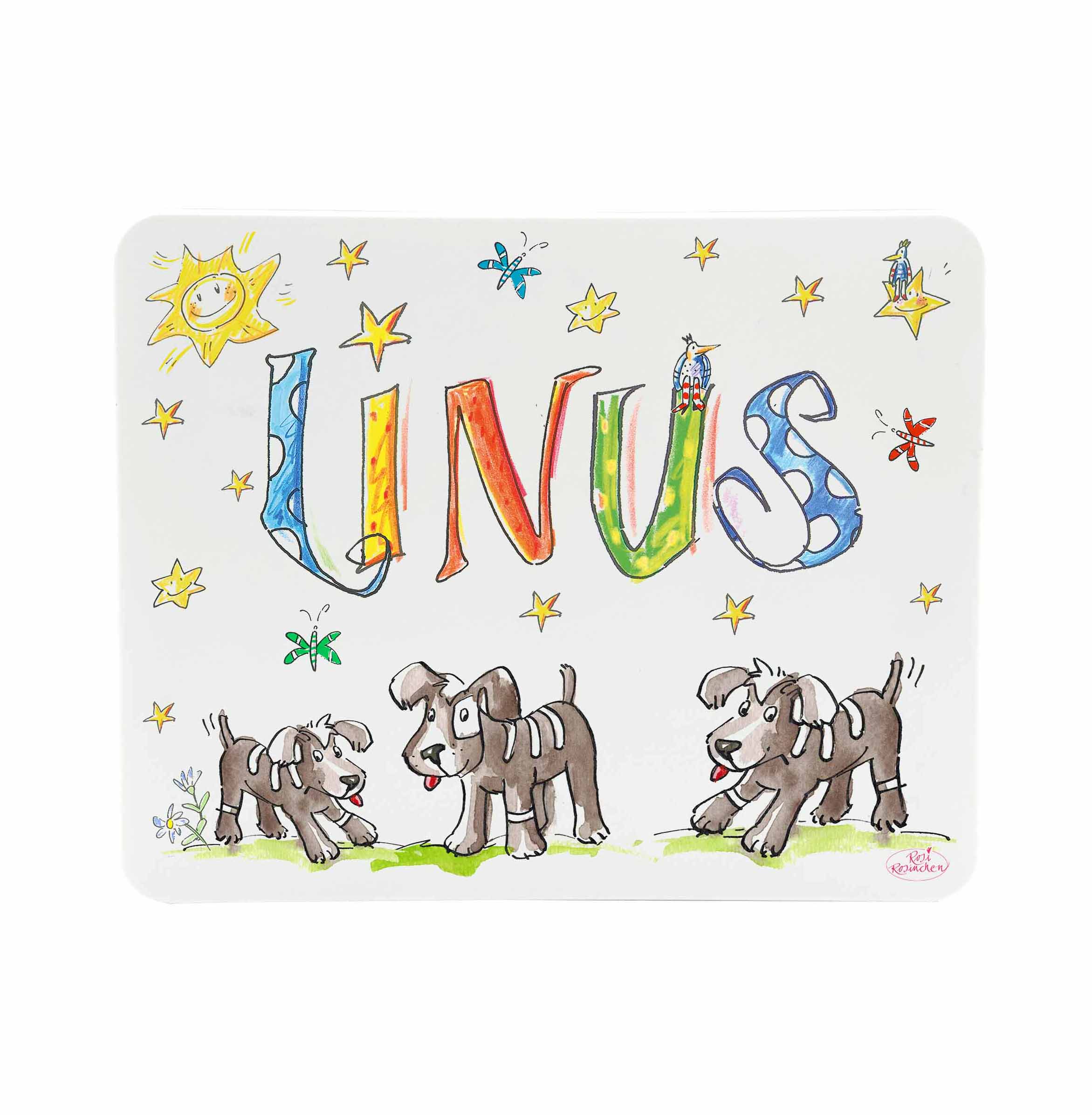 Frühstücksbrettchen Hunde