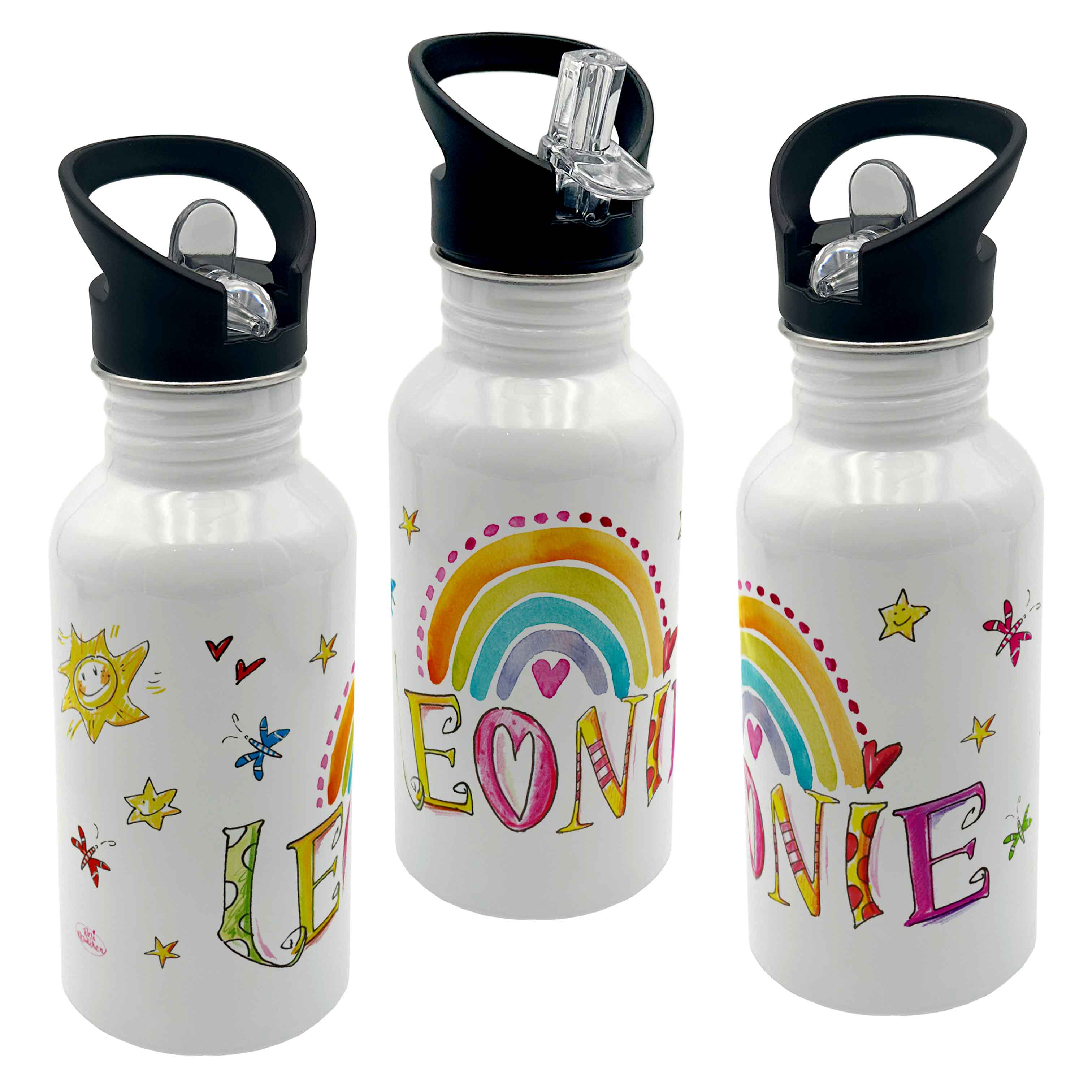 Edelstahl Trinkflasche - Regenbogen