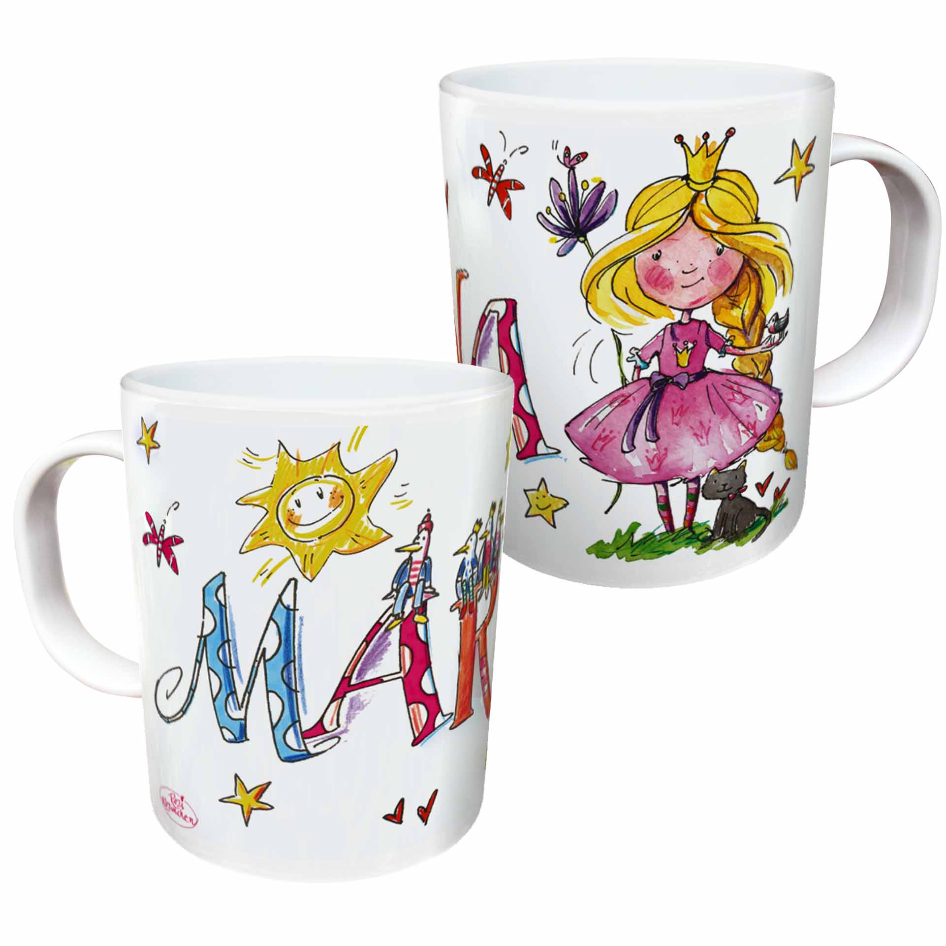 Kindertasse Prinzessin 2, Kunststofftasse