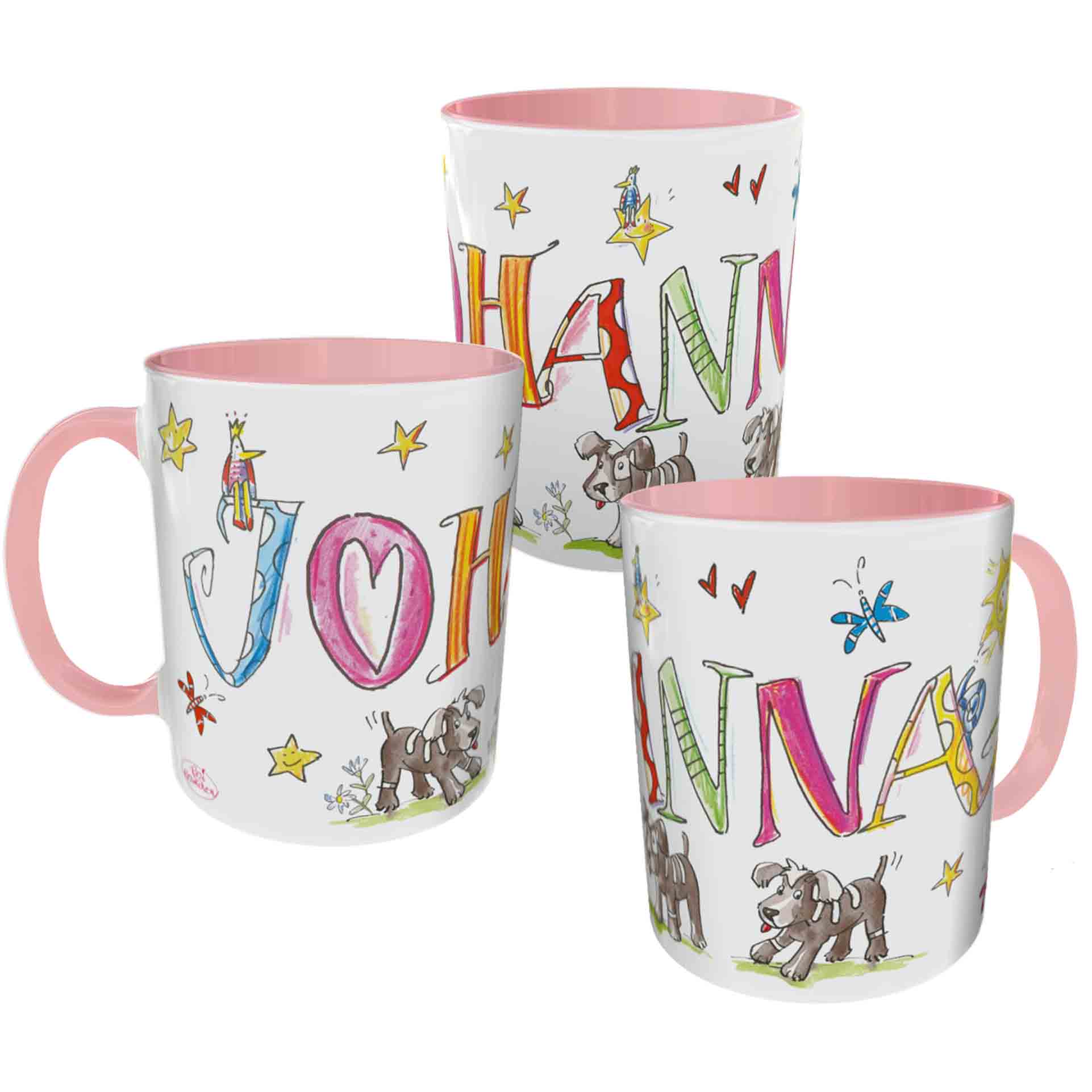 Tasse Hunde Hellgrün