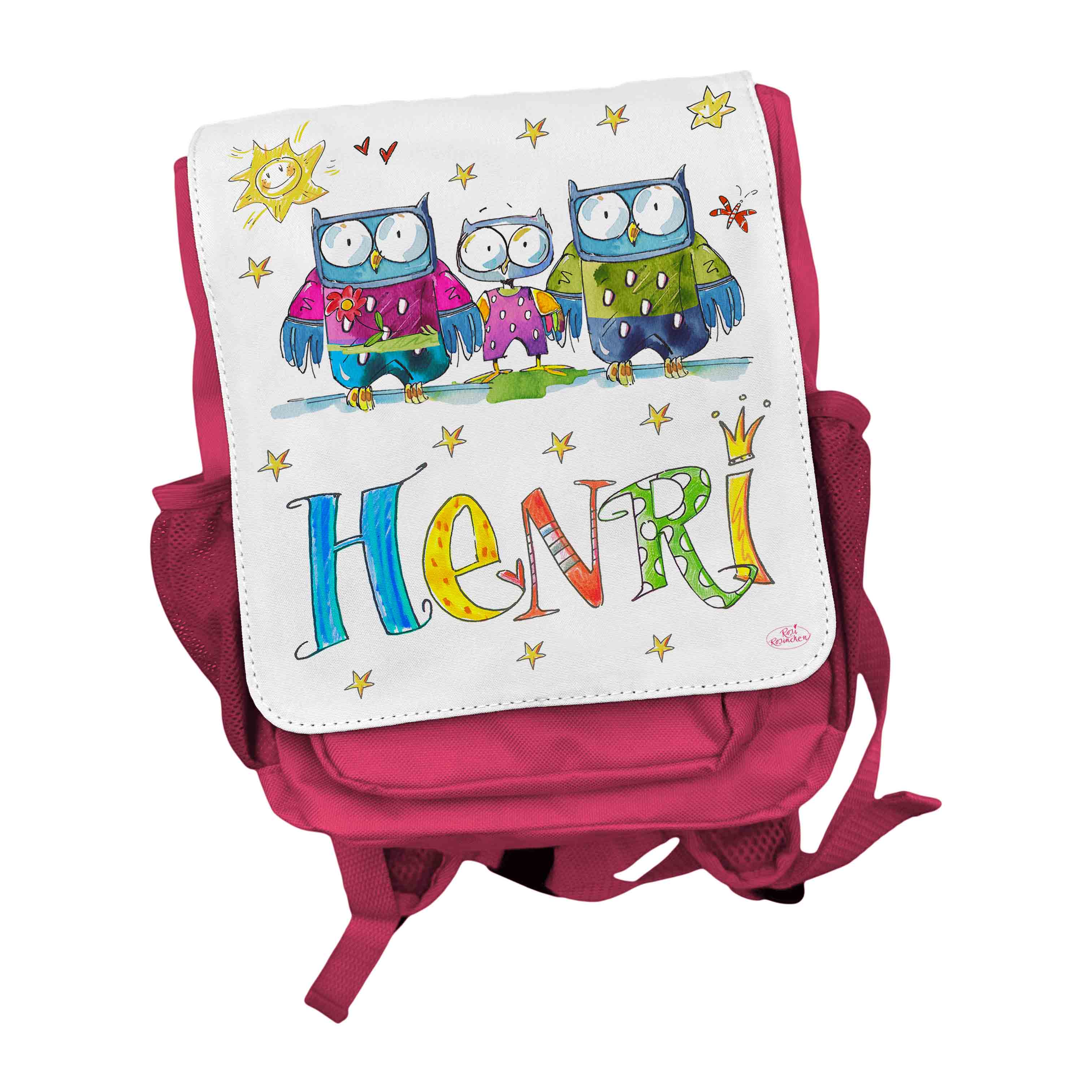 Kindergarten-Rucksack Eulen