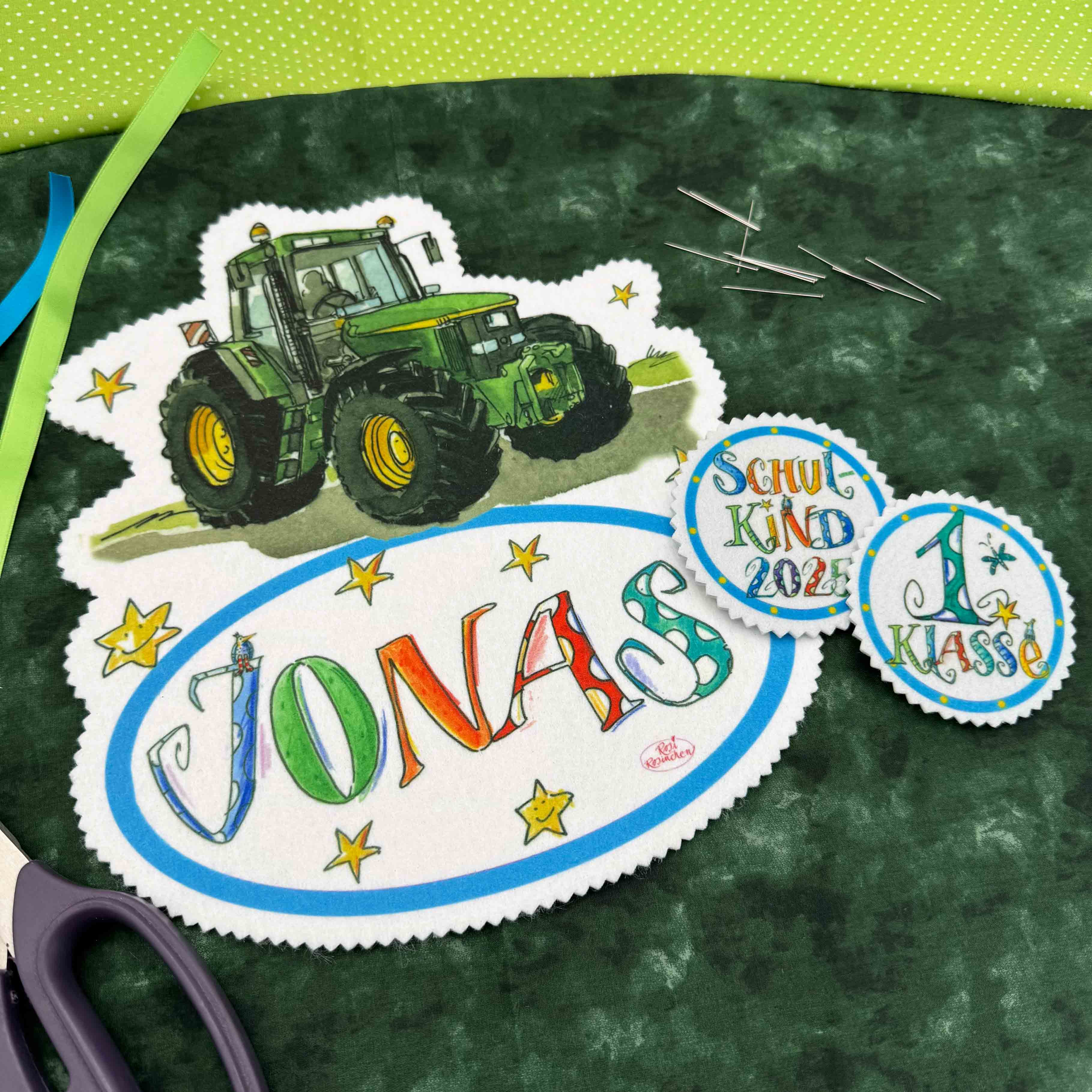 Aufnäher Set Trecker