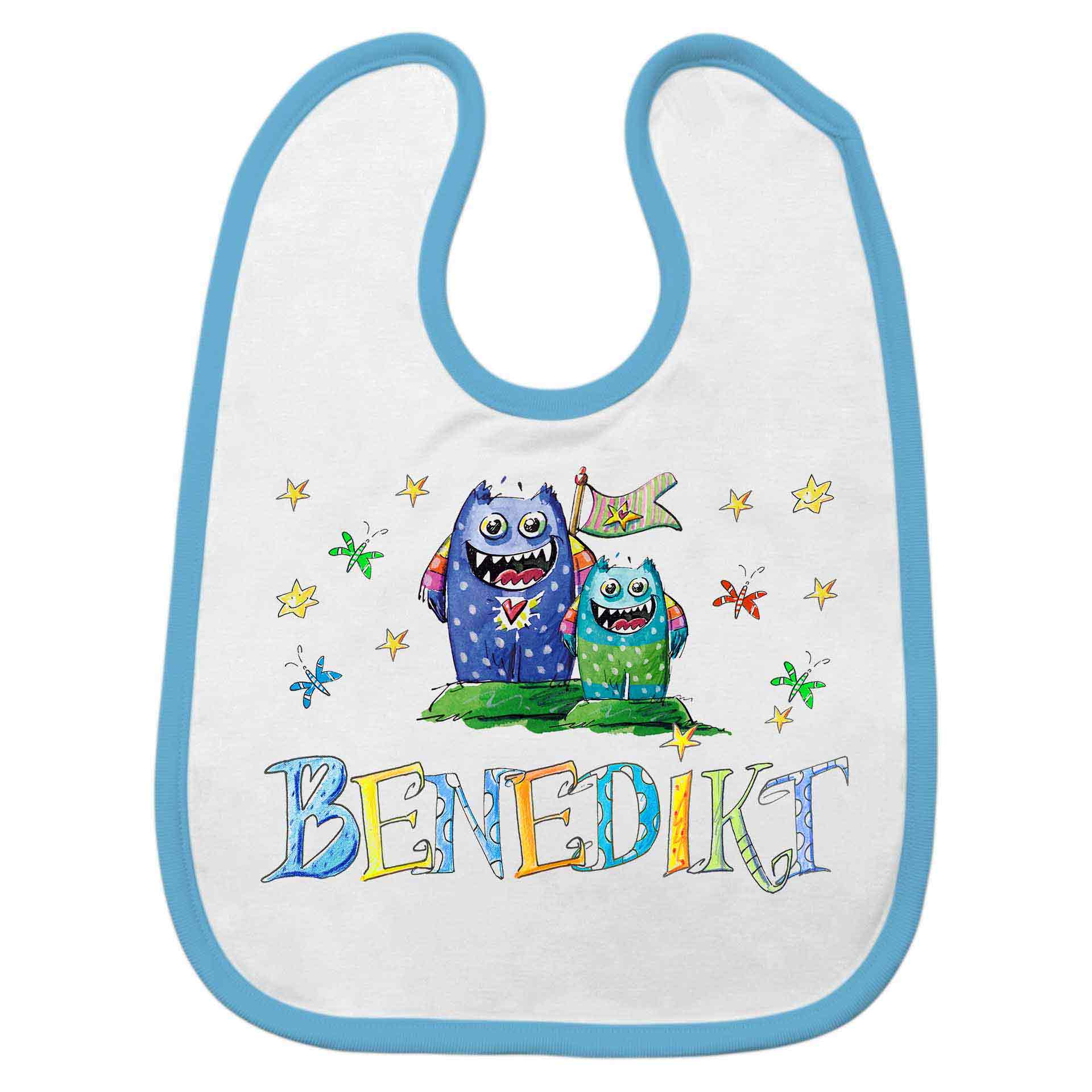 Babylätzchen Monster