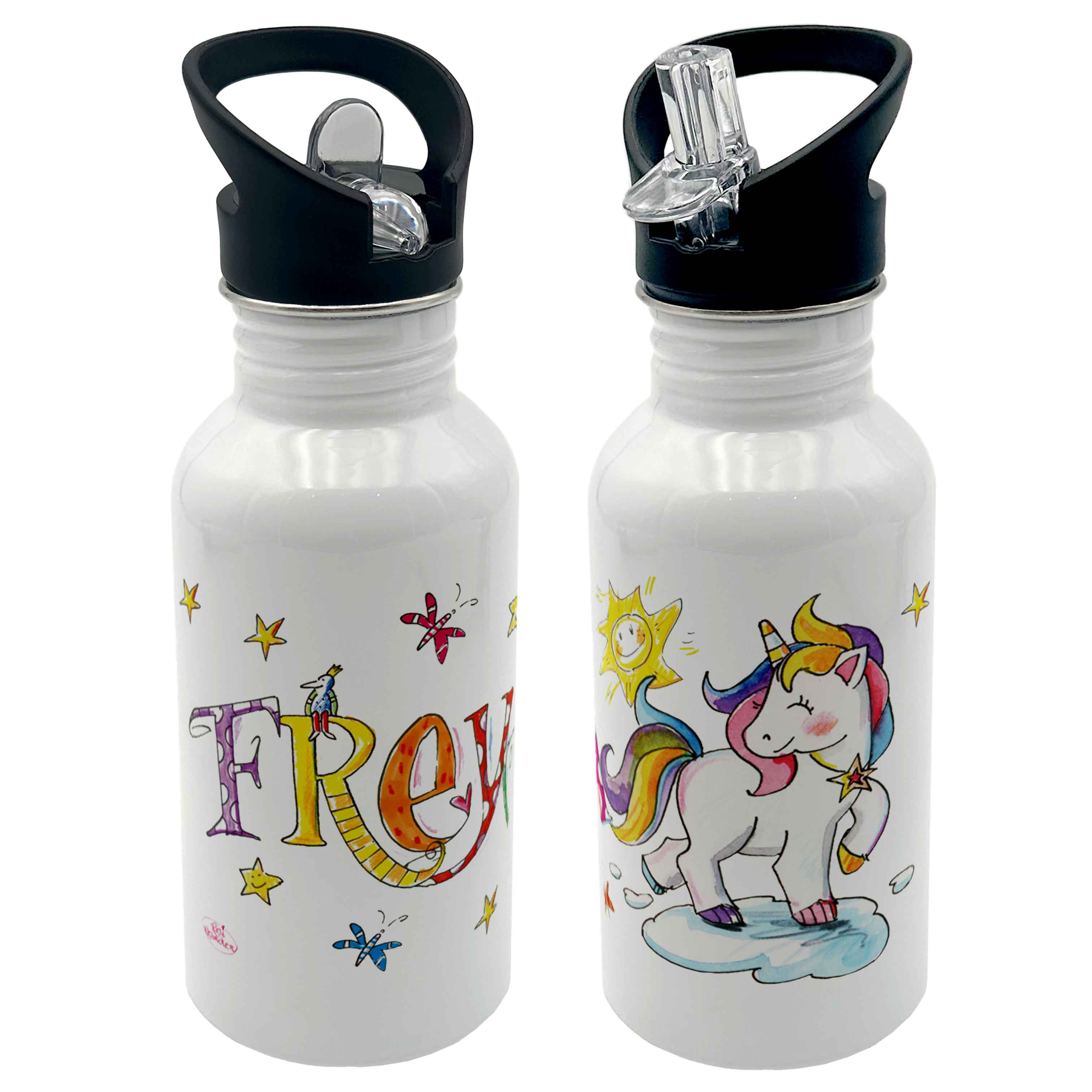 Edelstahl Trinkflasche - Baby Einhorn