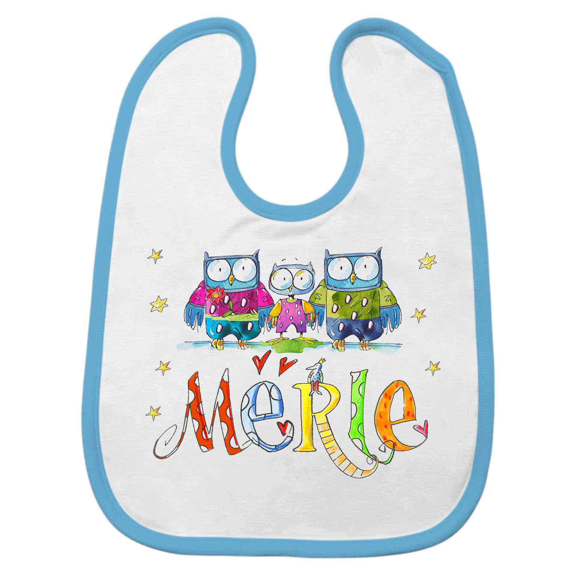 Babylätzchen Eule 1