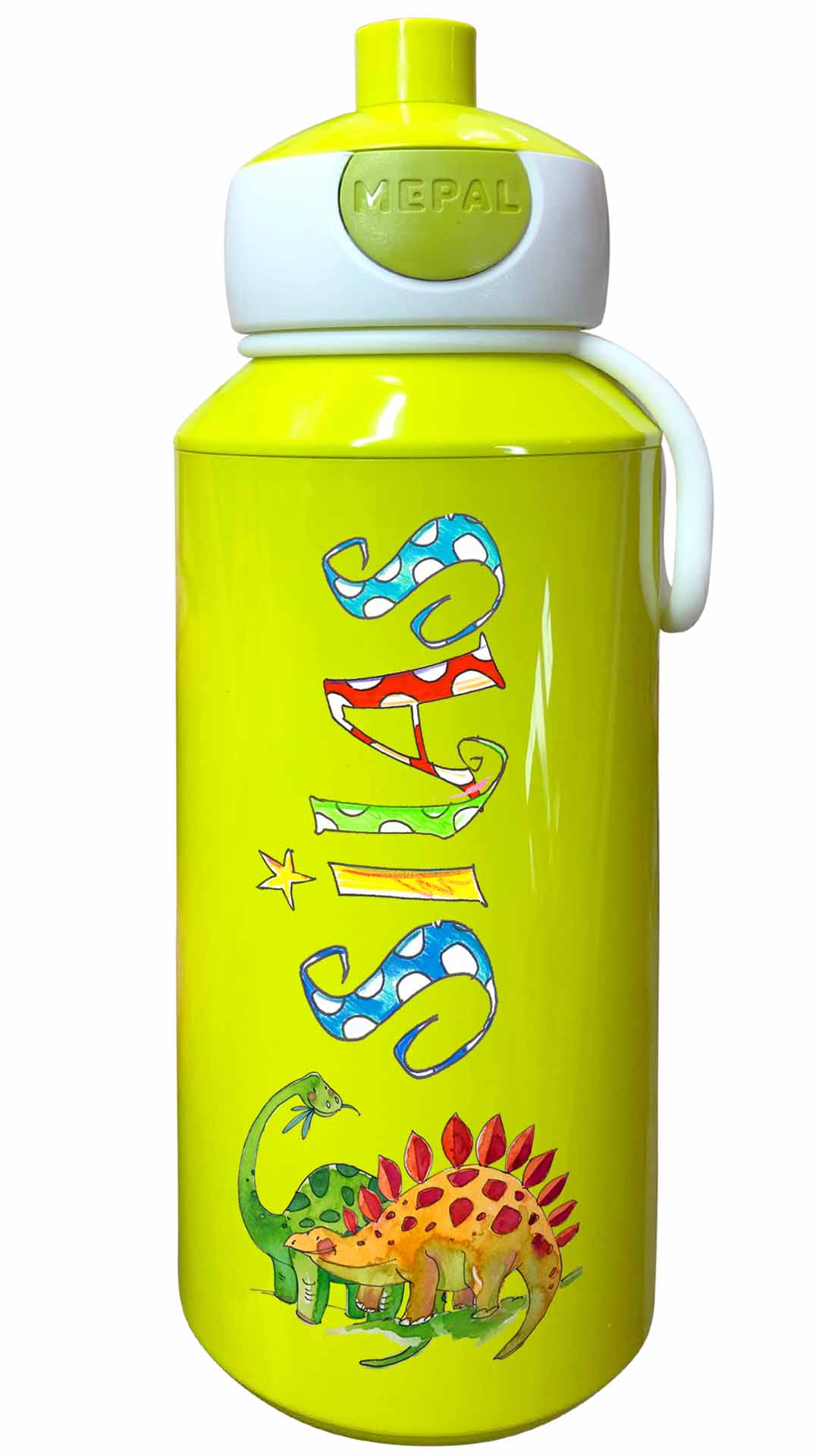 Trinkflasche Popup, Dino1