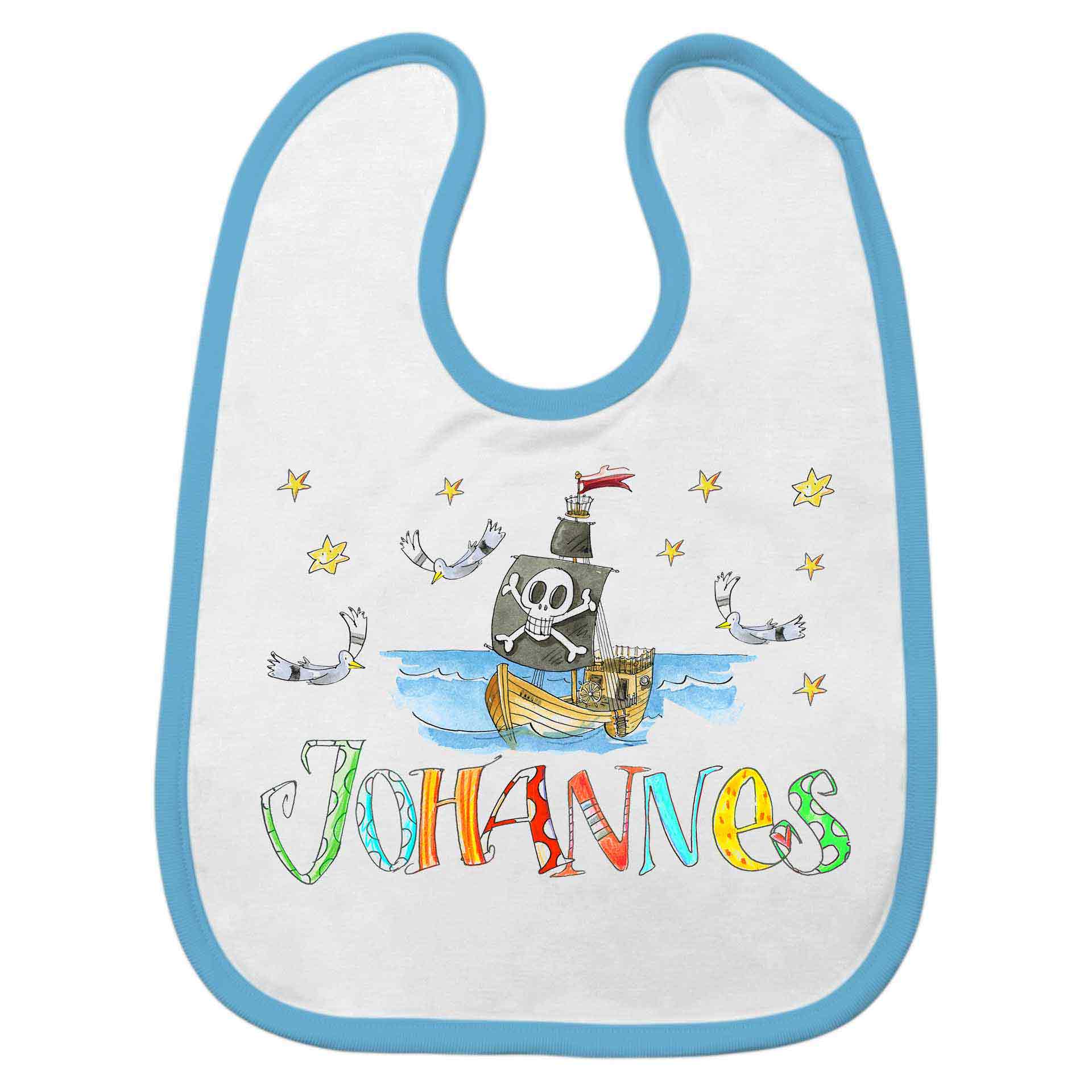 Babylätzchen Piratenschiff
