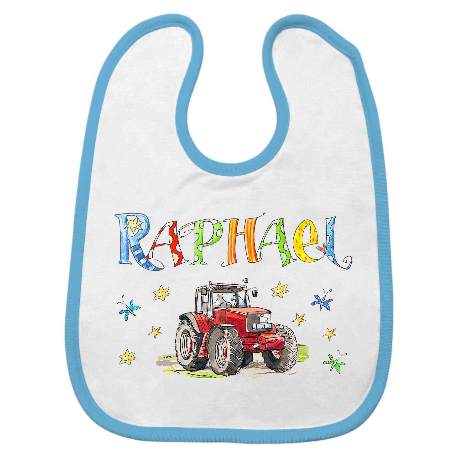 Babylätzchen Trecker rot