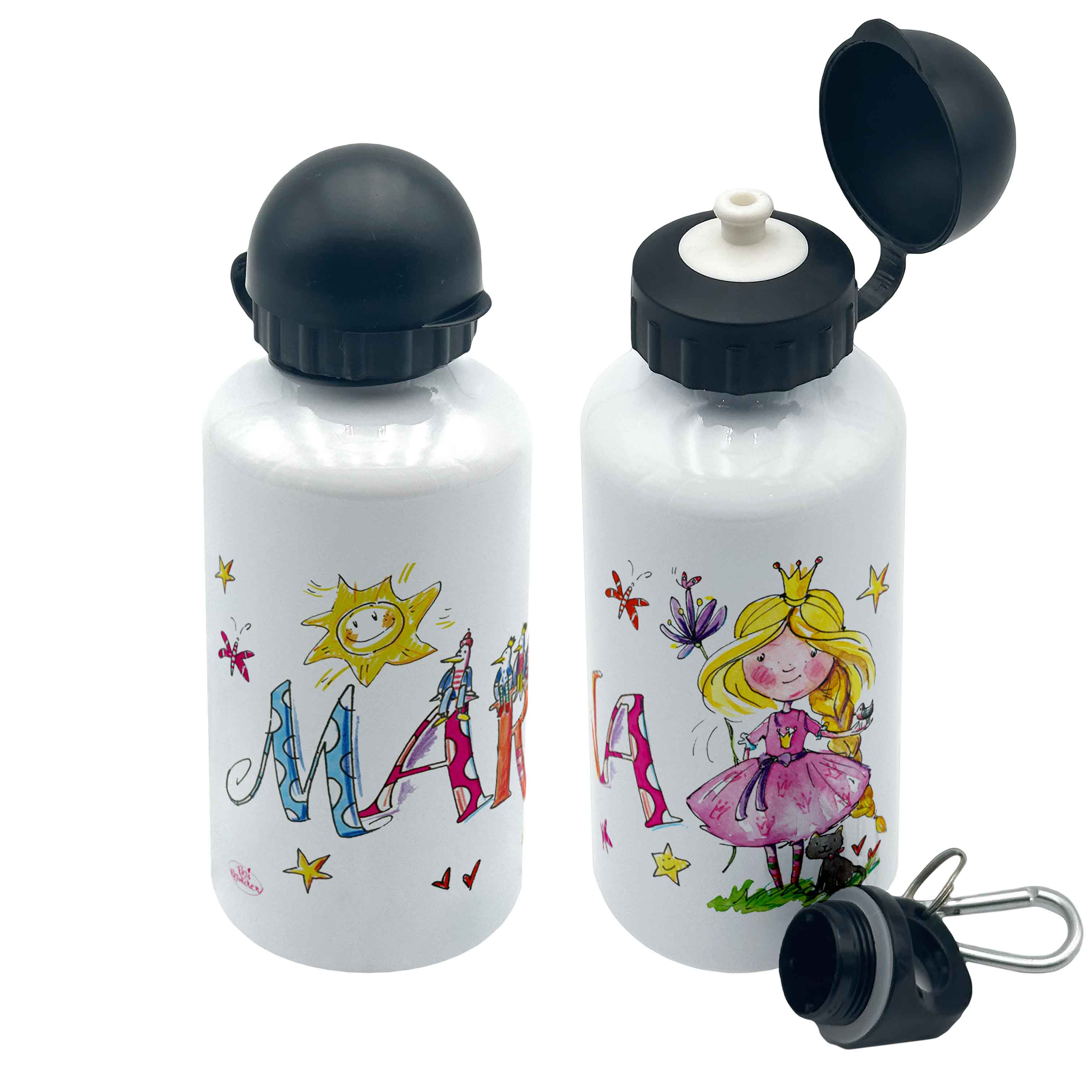 Trinkflasche Prinzessin Aluminium, Pri2